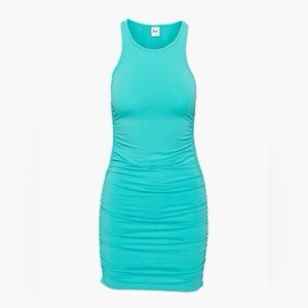 TNA Aritzia Turquoise Sleeveless Bodycon Dress - NWT Size XS
